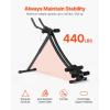 image:imageVEVOR AB Workout Machine Ab Workout Equipment at Home Gym Core amp Abdominal Trainers for Women 440 lbs Weight Capacity Strength Training Ab Cruncher Foldable Adjustable Fitness ExerciserHeight Adjustable