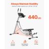 image:imageVEVOR AB Workout Machine Ab Workout Equipment at Home Gym Core amp Abdominal Trainers for Women 440 lbs Weight Capacity Strength Training Ab Cruncher Foldable Adjustable Fitness ExerciserWeight Adjustable
