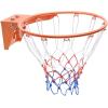image:imageVEVOR Basketball Hoop 44 54 Inchs PC Backboard Wall Mounted Basketball Portable Hoop amp Goal Indoor amp Outdoor with HandCrank Adjustment Classic Basketball Court Teens Adults Schools ParksOrange Upgraded Rim 18in