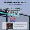 image:imageVEVOR Basketball Hoop 44 54 Inchs PC Backboard Wall Mounted Basketball Portable Hoop amp Goal Indoor amp Outdoor with HandCrank Adjustment Classic Basketball Court Teens Adults Schools ParksBlack Rim 18in