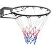 image:imageVEVOR Basketball Hoop 44 54 Inchs PC Backboard Wall Mounted Basketball Portable Hoop amp Goal Indoor amp Outdoor with HandCrank Adjustment Classic Basketball Court Teens Adults Schools ParksBlack Rim 18in