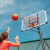 image:imageVEVOR Basketball Rim 18 Basketball Hoop 44 48 50 54 Inchs PC Backboard 4410FT Height Adjustable Basketball Portable Hoopamp Goal IndoorOutdoor Classic Basketball Court Teen Adult School ParkWhite 50in