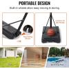 image:imageVEVOR Basketball Rim 18 Basketball Hoop 44 48 50 54 Inchs PC Backboard 4410FT Height Adjustable Basketball Portable Hoopamp Goal IndoorOutdoor Classic Basketball Court Teen Adult School ParkBlack 44in