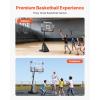 image:imageVEVOR Basketball Rim 18 Basketball Hoop 44 48 50 54 Inchs PC Backboard 4410FT Height Adjustable Basketball Portable Hoopamp Goal IndoorOutdoor Classic Basketball Court Teen Adult School ParkBlack Quickly Adjust 44in