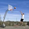 image:imageVEVOR Basketball Rim 18 Basketball Hoop 44 48 50 54 Inchs PC Backboard 4410FT Height Adjustable Basketball Portable Hoopamp Goal IndoorOutdoor Classic Basketball Court Teen Adult School ParkWhite 50in