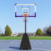 image:imageVEVOR Basketball Rim 18 Basketball Hoop 44 48 50 54 Inchs PC Backboard 4410FT Height Adjustable Basketball Portable Hoopamp Goal IndoorOutdoor Classic Basketball Court Teen Adult School ParkPurple Quickly Adjust 48in