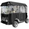 image:imageVEVOR Golf Cart Enclosure Polyester Driving Enclosure Club Car Covers Universal Fits for Most Brand Carts Sunproof and Dustproof Outdoor Cart Cover300D 866x433x622