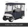 image:imageVEVOR Golf Cart Enclosure Polyester Driving Enclosure Club Car Covers Universal Fits for Most Brand Carts Sunproof and Dustproof Outdoor Cart Cover300D 787x433x622