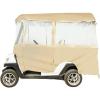 image:imageVEVOR Golf Cart Enclosure Polyester Driving Enclosure Club Car Covers Universal Fits for Most Brand Carts Sunproof and Dustproof Outdoor Cart Cover300DBeige 787x433x622