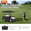 image:imageVEVOR Golf Cart Enclosure Polyester Driving Enclosure Club Car Covers Universal Fits for Most Brand Carts Sunproof and Dustproof Outdoor Cart Cover300D 787x433x622