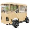 image:imageVEVOR Golf Cart Enclosure Polyester Driving Enclosure Club Car Covers Universal Fits for Most Brand Carts Sunproof and Dustproof Outdoor Cart Cover300DBeige 787x433x622