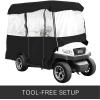 image:imageVEVOR Golf Cart Enclosure Polyester Driving Enclosure Club Car Covers Universal Fits for Most Brand Carts Sunproof and Dustproof Outdoor Cart Cover300D 866x433x622