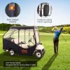 image:imageVEVOR Golf Cart Enclosure Polyester Driving Enclosure Club Car Covers Universal Fits for Most Brand Carts Sunproof and Dustproof Outdoor Cart Cover420D 97x43x55