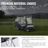 image:imageVEVOR Golf Cart Enclosure Polyester Driving Enclosure Club Car Covers Universal Fits for Most Brand Carts Sunproof and Dustproof Outdoor Cart Cover420D 97x43x55