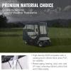 image:imageVEVOR Golf Cart Enclosure Polyester Driving Enclosure Club Car Covers Universal Fits for Most Brand Carts Sunproof and Dustproof Outdoor Cart Cover600D 85x48x53