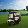 image:imageVEVOR Golf Cart Enclosure Polyester Driving Enclosure Club Car Covers Universal Fits for Most Brand Carts Sunproof and Dustproof Outdoor Cart Cover600D 85x48x53