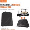 image:imageVEVOR Golf Cart Enclosure Polyester Driving Enclosure Club Car Covers Universal Fits for Most Brand Carts Sunproof and Dustproof Outdoor Cart Cover600DFull cover 112x48x66