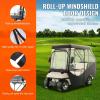 image:imageVEVOR Golf Cart Enclosure Polyester Driving Enclosure Club Car Covers Universal Fits for Most Brand Carts Sunproof and Dustproof Outdoor Cart Cover600D 106x43x55