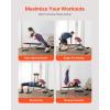 image:imageVEVOR MultiFunctional Weight Bench for Full Body Workout Roman Chair Hyperextension Bench 660 lbs Adjustable Extension Equipment for Back Arm Core Ab Workout Sit Up Exercise Machine for Home Gym