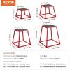 image:imageVEVOR Plyometric Jump Box 18 Inch Plyo Box Steel Plyometric Platform and Jumping Agility Box AntiSlip Fitness Exercise Step Up Box for Home Gym Training Conditioning Strength TrainingRed