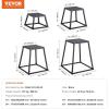 image:imageVEVOR Plyometric Jump Box 18 Inch Plyo Box Steel Plyometric Platform and Jumping Agility Box AntiSlip Fitness Exercise Step Up Box for Home Gym Training Conditioning Strength TrainingBlack
