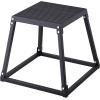 image:imageVEVOR Plyometric Jump Box 18 Inch Plyo Box Steel Plyometric Platform and Jumping Agility Box AntiSlip Fitness Exercise Step Up Box for Home Gym Training Conditioning Strength TrainingBlack