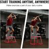 image:imageVEVOR Plyometric Jump Box 18 Inch Plyo Box Steel Plyometric Platform and Jumping Agility Box AntiSlip Fitness Exercise Step Up Box for Home Gym Training Conditioning Strength TrainingRed