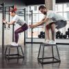 image:imageVEVOR Plyometric Jump Box 18 Inch Plyo Box Steel Plyometric Platform and Jumping Agility Box AntiSlip Fitness Exercise Step Up Box for Home Gym Training Conditioning Strength TrainingBlack