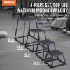 image:imageVEVOR Plyometric Jump Box 18 Inch Plyo Box Steel Plyometric Platform and Jumping Agility Box AntiSlip Fitness Exercise Step Up Box for Home Gym Training Conditioning Strength TrainingBlack