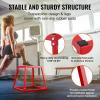 image:imageVEVOR Plyometric Jump Box 18 Inch Plyo Box Steel Plyometric Platform and Jumping Agility Box AntiSlip Fitness Exercise Step Up Box for Home Gym Training Conditioning Strength TrainingRed