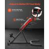 image:imageVEVOR Roman Chair Hyperextension Bench 300 lbs Adjustable Extension Machine MultiFunction Exercise Equipment for Glute Hamstring Lower Back and Ab Workout Fitness Weight Bench for Home Gym