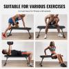 image:imageVEVOR Sit Up Bench Decline Ab Bench with Reverse Crunch Handle Adjustable Height Setting Heavy Duty Steel 5006001000 Lbs Capacity for Home Gym Workouts Strength Training Full Body MusclesFlat1000lbs