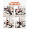 image:imageVEVOR Sit Up Bench Decline Ab Bench with Reverse Crunch Handle Adjustable Height Setting Heavy Duty Steel 5006001000 Lbs Capacity for Home Gym Workouts Strength Training Full Body MusclesAb Bench1000lbs