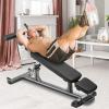 image:imageVEVOR Sit Up Bench Decline Ab Bench with Reverse Crunch Handle Adjustable Height Setting Heavy Duty Steel 5006001000 Lbs Capacity for Home Gym Workouts Strength Training Full Body MusclesAb Bench1000lbs