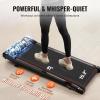 image:imageVEVOR Walking Pad with Handle Bar Under Desk Treadmill for Home Office 25HP Walking Jogging Running Machine Speed 6276MPH Folding Treadmill with Remote Control and LED DisplayRed