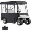 image:imageVEVOR Golf Cart Enclosure Polyester Driving Enclosure Club Car Covers Universal Fits for Most Brand Carts Sunproof and Dustproof Outdoor Cart Cover300D 787x433x622