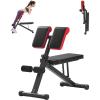 image:imageVEVOR MultiFunctional Weight Bench for Full Body Workout Roman Chair Hyperextension Bench 330 lbs Adjustable amp Foldable Equipment for Back Arm Core Ab Workout Sit Up Exercise Machine for Home Gym