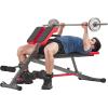 image:imageVEVOR MultiFunctional Weight Bench for Full Body Workout Roman Chair Hyperextension Bench 660 lbs Adjustable Extension Equipment for Back Arm Core Ab Workout Sit Up Exercise Machine for Home Gym