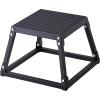 image:imageVEVOR Plyometric Jump Box 18 Inch Plyo Box Steel Plyometric Platform and Jumping Agility Box AntiSlip Fitness Exercise Step Up Box for Home Gym Training Conditioning Strength TrainingBlack