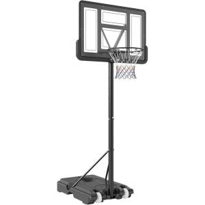image:imageVEVOR Basketball Rim 18 Basketball Hoop 44 48 50 54 Inchs PC Backboard 4410FT Height Adjustable Basketball Portable Hoopamp Goal IndoorOutdoor Classic Basketball Court Teen Adult School ParkBlack 44in