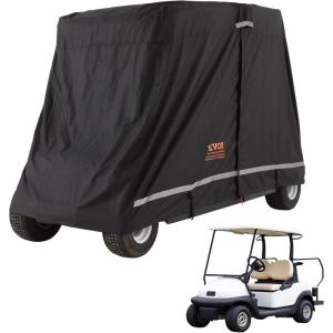 image:imageVEVOR Golf Cart Enclosure Polyester Driving Enclosure Club Car Covers Universal Fits for Most Brand Carts Sunproof and Dustproof Outdoor Cart Cover600DFull cover 1125x48x66