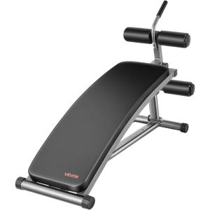 image:imageVEVOR Sit Up Bench Decline Ab Bench with Reverse Crunch Handle Adjustable Height Setting Heavy Duty Steel 5006001000 Lbs Capacity for Home Gym Workouts Strength Training Full Body MusclesAb Bench600lbs