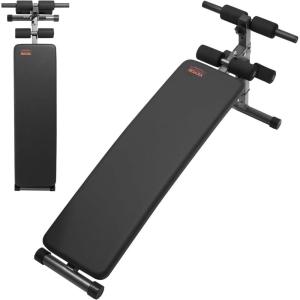 image:imageVEVOR Sit Up Bench Decline Ab Bench with Reverse Crunch Handle Adjustable Height Setting Heavy Duty Steel 5006001000 Lbs Capacity for Home Gym Workouts Strength Training Full Body MusclesAb Bench500lbs