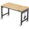 image:imageVEVOR Adjustable Workbench 48 x 20inch Heavy Duty Work Bench with 285383 Inches Height Adjustment 2000 lbs Capacity Garage Workbench with Power Outlets Suitable for Office Garage WorkshopRubber PadUniversal Wheels48x24