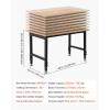image:imageVEVOR Adjustable Workbench 48 x 20inch Heavy Duty Work Bench with 285383 Inches Height Adjustment 2000 lbs Capacity Garage Workbench with Power Outlets Suitable for Office Garage WorkshopRubber Pad48x24