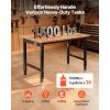 image:imageVEVOR Adjustable Workbench 48 x 20inch Heavy Duty Work Bench with 285383 Inches Height Adjustment 2000 lbs Capacity Garage Workbench with Power Outlets Suitable for Office Garage WorkshopRubber Pad48x24
