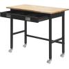 image:imageVEVOR Adjustable Workbench 48 x 20inch Heavy Duty Work Bench with 285383 Inches Height Adjustment 2000 lbs Capacity Garage Workbench with Power Outlets Suitable for Office Garage WorkshopDrawer StorageWheels48x244x374