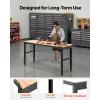 image:imageVEVOR Adjustable Workbench 48 x 20inch Heavy Duty Work Bench with 285383 Inches Height Adjustment 2000 lbs Capacity Garage Workbench with Power Outlets Suitable for Office Garage WorkshopHeight AdjustmentPower Outlets61x20