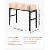 image:imageVEVOR Adjustable Workbench 48 x 20inch Heavy Duty Work Bench with 285383 Inches Height Adjustment 2000 lbs Capacity Garage Workbench with Power Outlets Suitable for Office Garage Workshop48x20X383