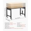 image:imageVEVOR Adjustable Workbench 48 x 20inch Heavy Duty Work Bench with 285383 Inches Height Adjustment 2000 lbs Capacity Garage Workbench with Power Outlets Suitable for Office Garage WorkshopRubber PadUniversal Wheels48x24